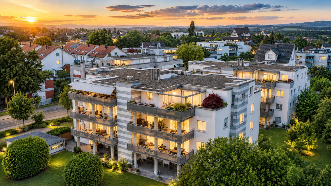 Exclusive 4.5-room apartment with impressive ceiling height and large terrace in Rümlang