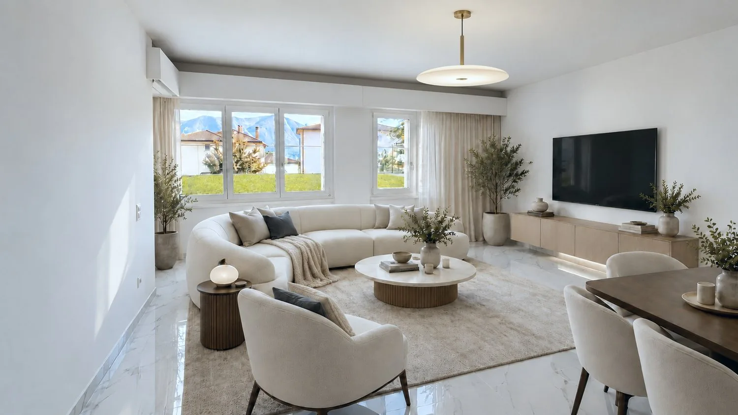 Lugano-Breganzona – 3.5 rooms with terrace, private garden