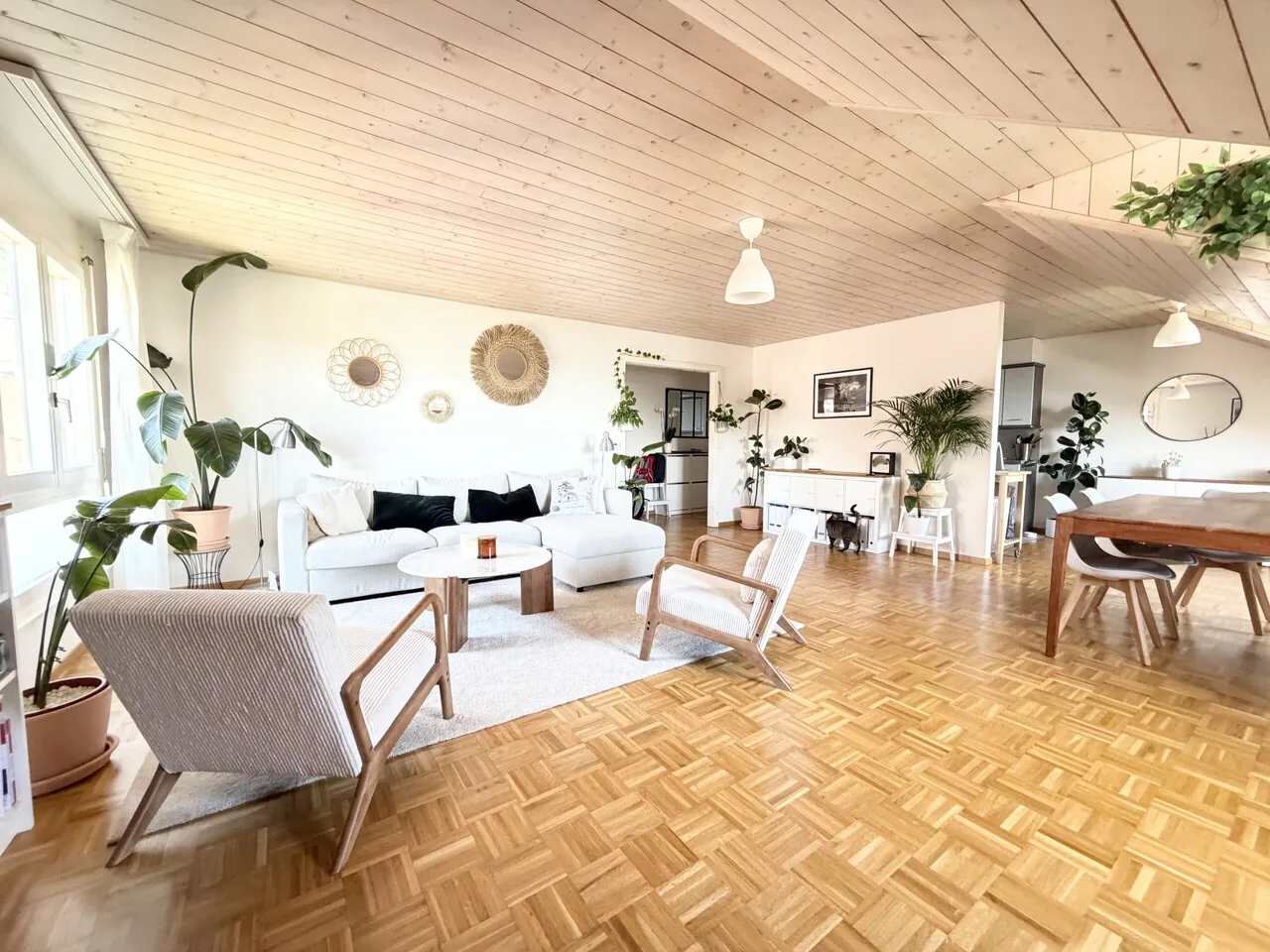 Appartement de 3.5 pièces de 103 m2 avec vue dégagée