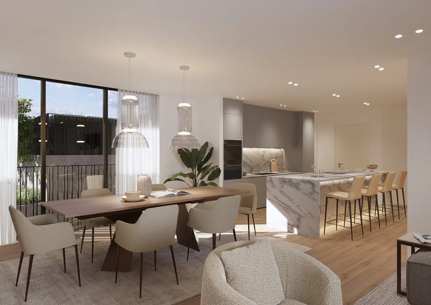 Apartment 2.5 Rooms with Terrace – Residenza Oasis | Pregassona