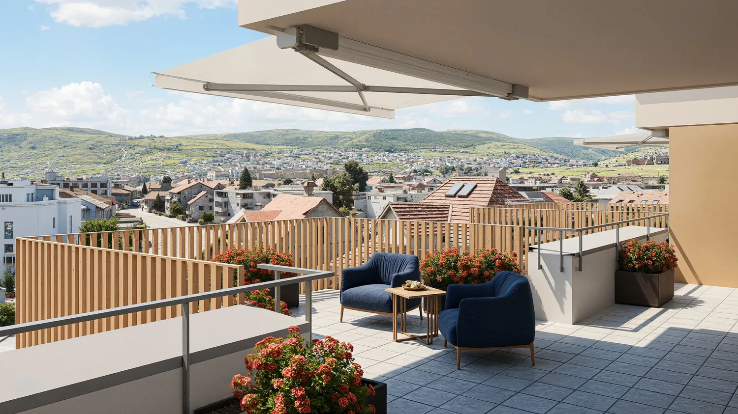 4.5-Zimmer-Attikawohnung mit weitläufigen Terrassen