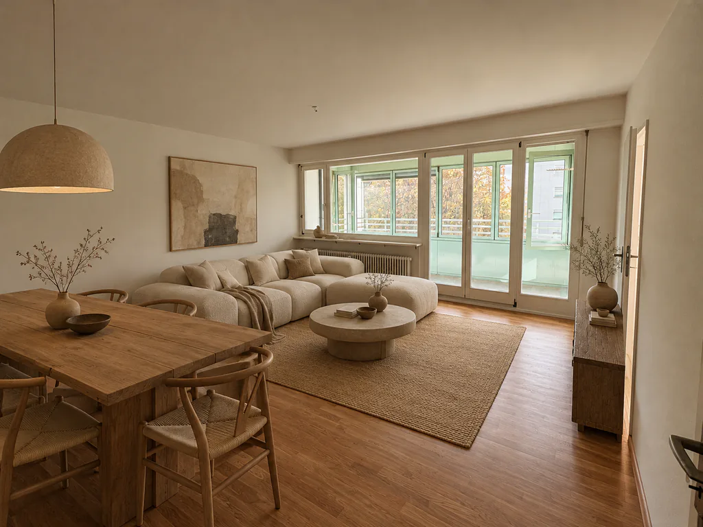 Bright and centrally located 3.5 room apartment on the 4th floor