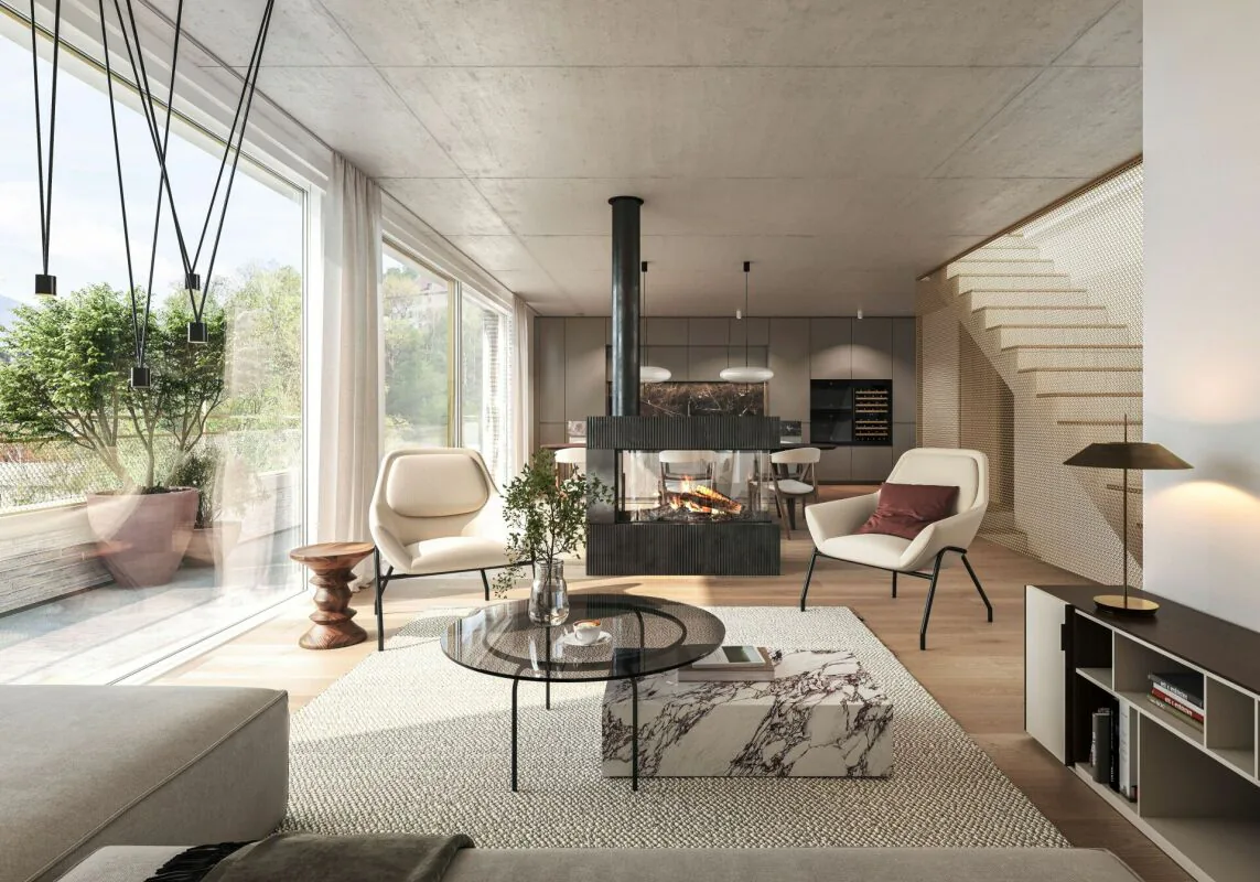 K46 LUCERNE - Exclusive attic living with 75 m² private rooftop terrace