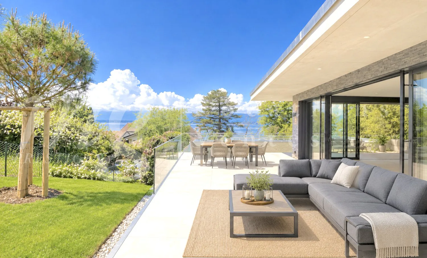 SUPERBE MAISON CONTEMPORAINE NEUVE DE 280 m2 - AVEC VUE LAC !! LARGE TERRASSE - + PROCHE LAC & PLAGE