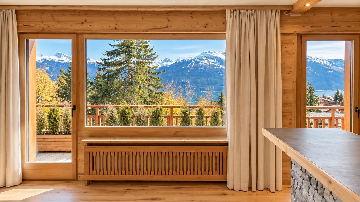 Schönes Appartement in Montana ? Renovierte 49 m² Wohnung mit Balkon im Zentrum