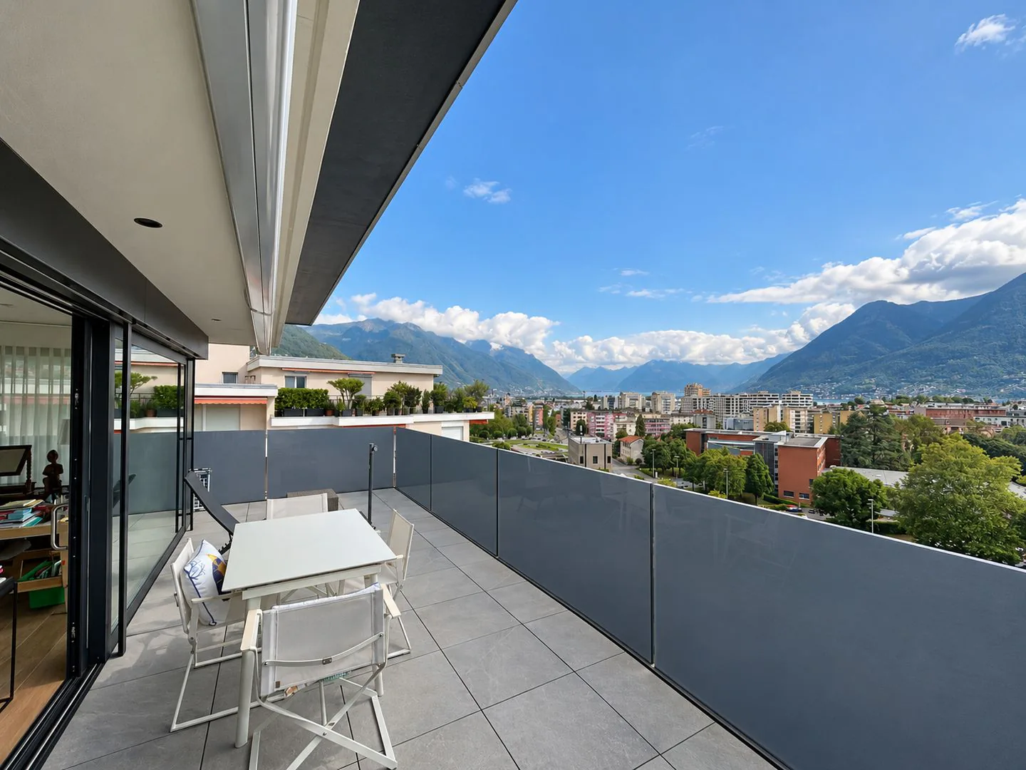 Bright attic with spectacular views