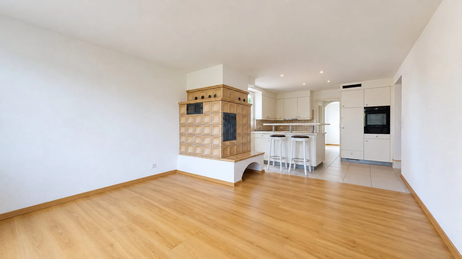 Charmant 4,5 pièces avec terrasse, jardin et poêle en faïence à Rekingen
