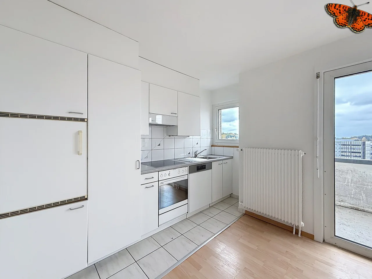1½ Stück - Mit Balkon