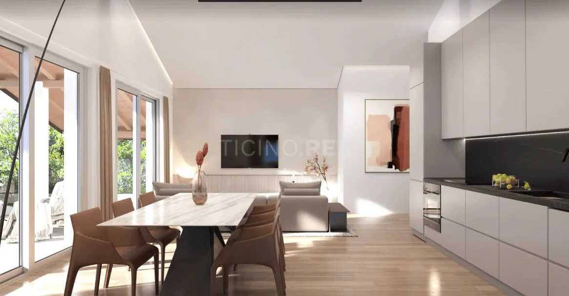 Morbio Inferiore – new 2.5-room apartment with private garden