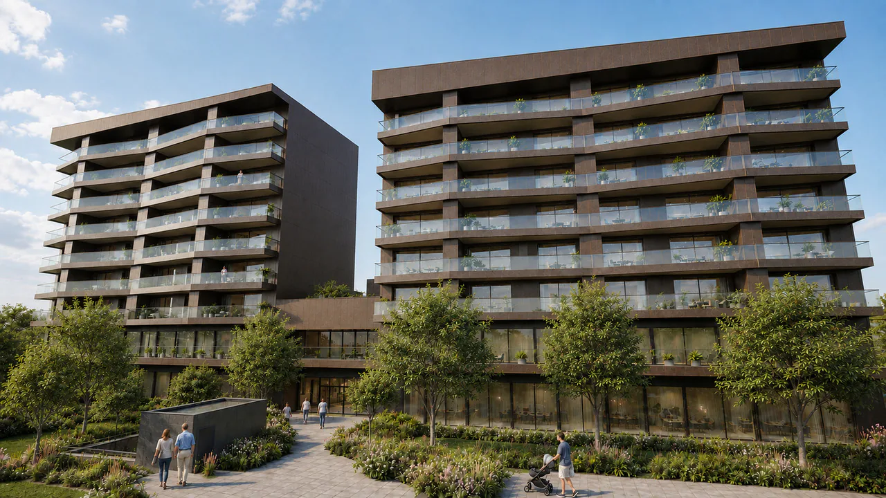 2,5-Zimmer-Wohnung - Ecoquartier des Echervettes