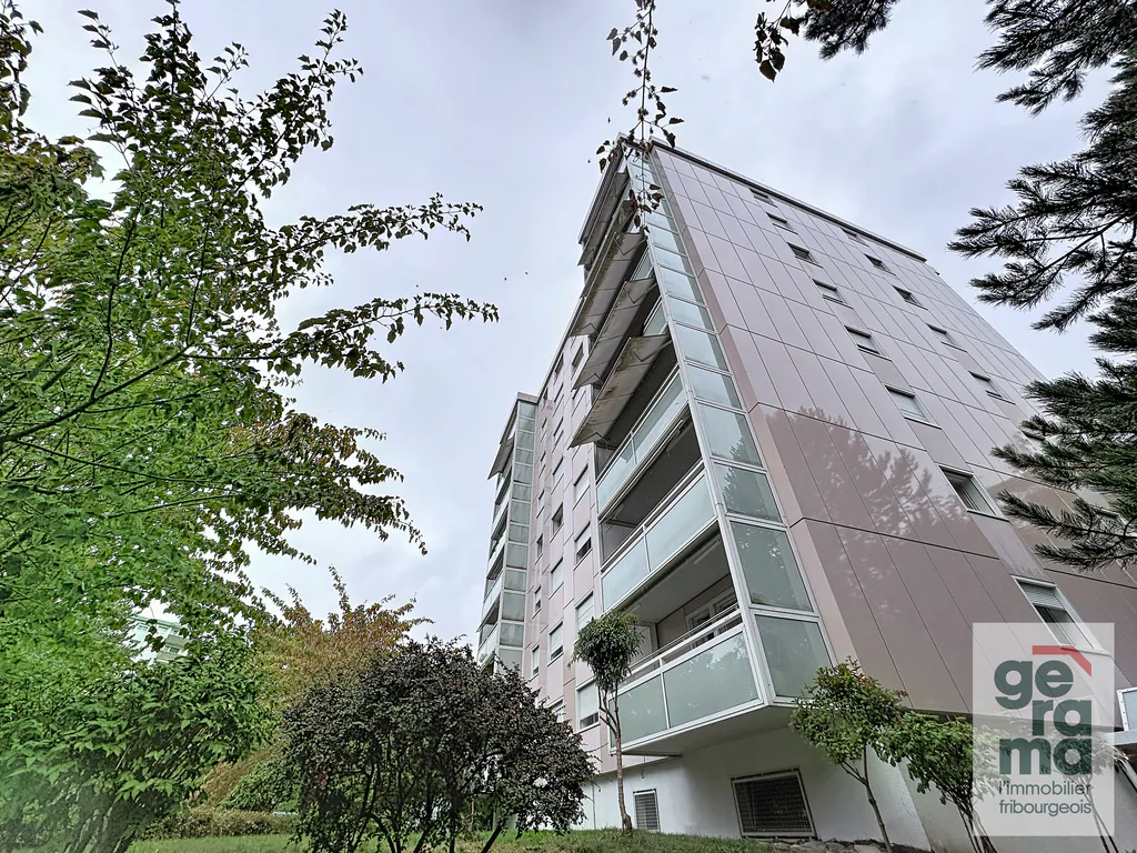 3,5 locali al 6° piano a Friburgo