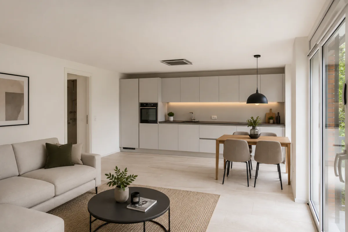 Modern 3.5-room apartment with a 40 m² hobby room