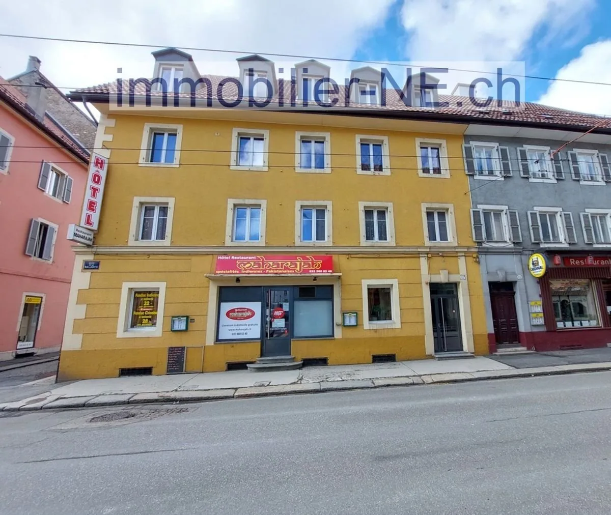 Immeuble de rendement avec un restaurant et 15 chambres
