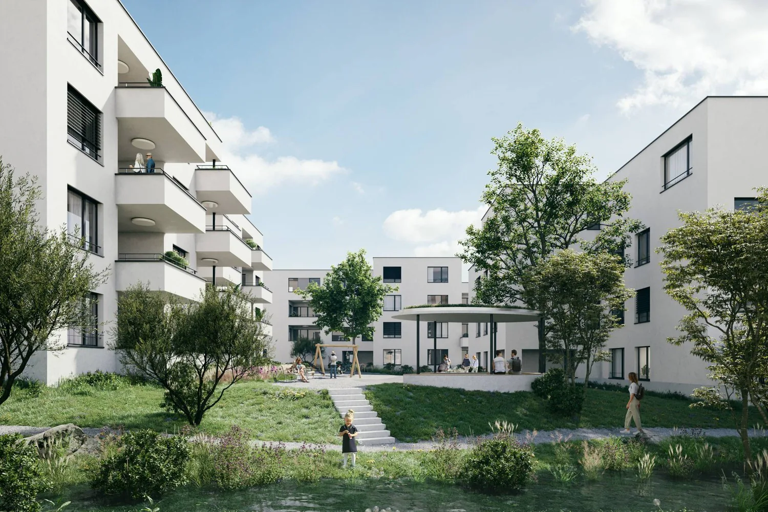 Exklusive Alterswohnungen mit Weitblick 3.5-Zimmer-Attikawohnung im Bachpark Widen