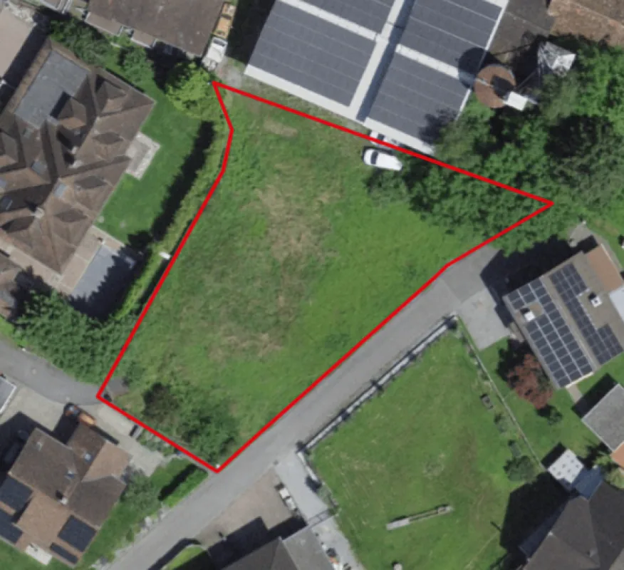 Terrain à bâtir attractif dans un quartier résidentiel calme à Oberriet