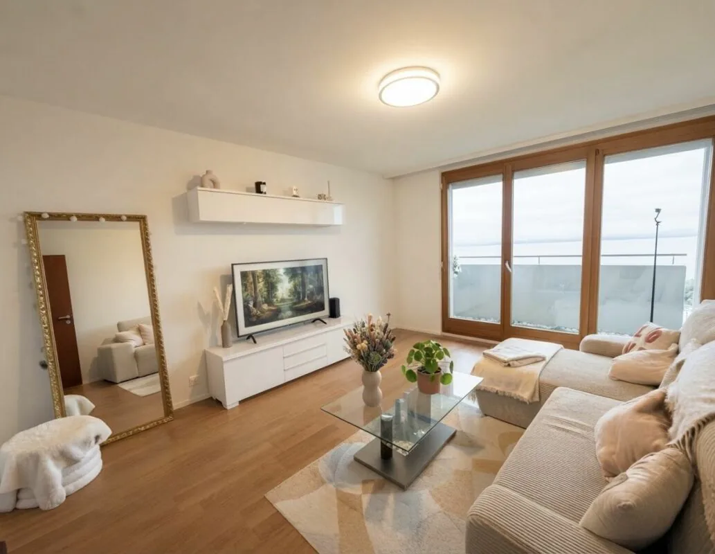 PANORAMABLICK AUF DEN SEE - HELLES 2.5 ZIMMER AUF DER 13. ETAGE