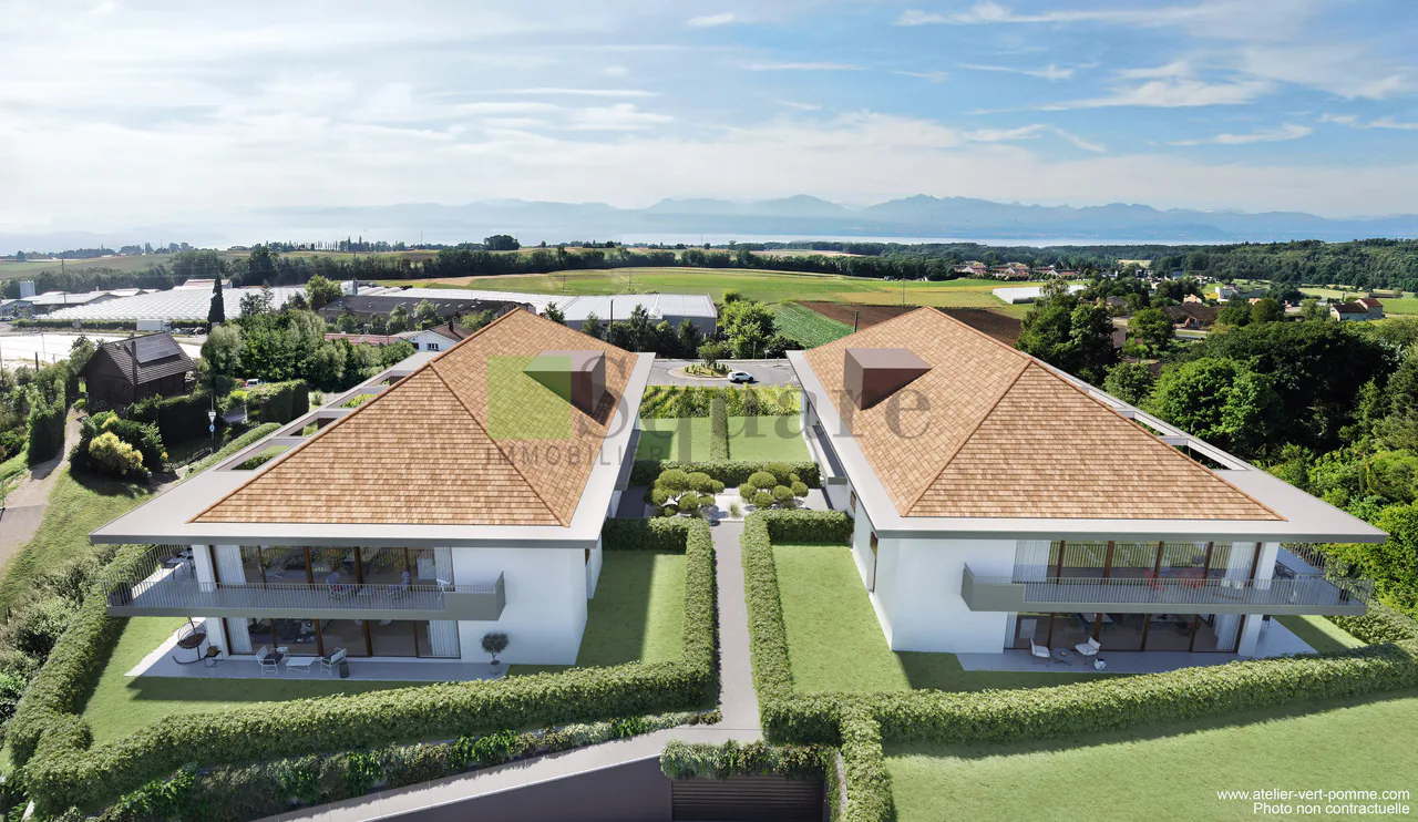 Magnificent 3.5 rooms in a new residence in the heart of the vineyards