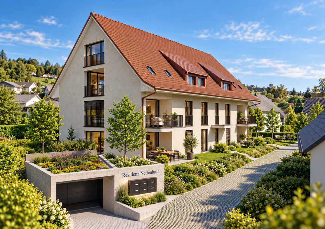 Residenz Neftenbach 3.5 Zimmer Gartenwohnung - Whg 2
