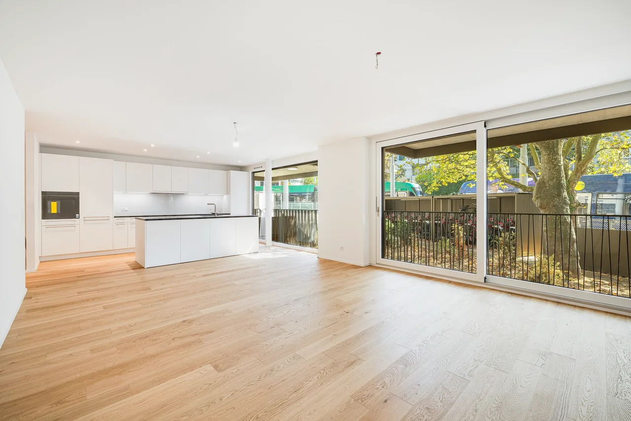 Maisonette di giardino moderna - vita urbana nel verde di Riehen (W0.2)