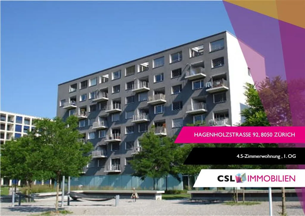 4.5 room apartment in the heart of Oerlikon