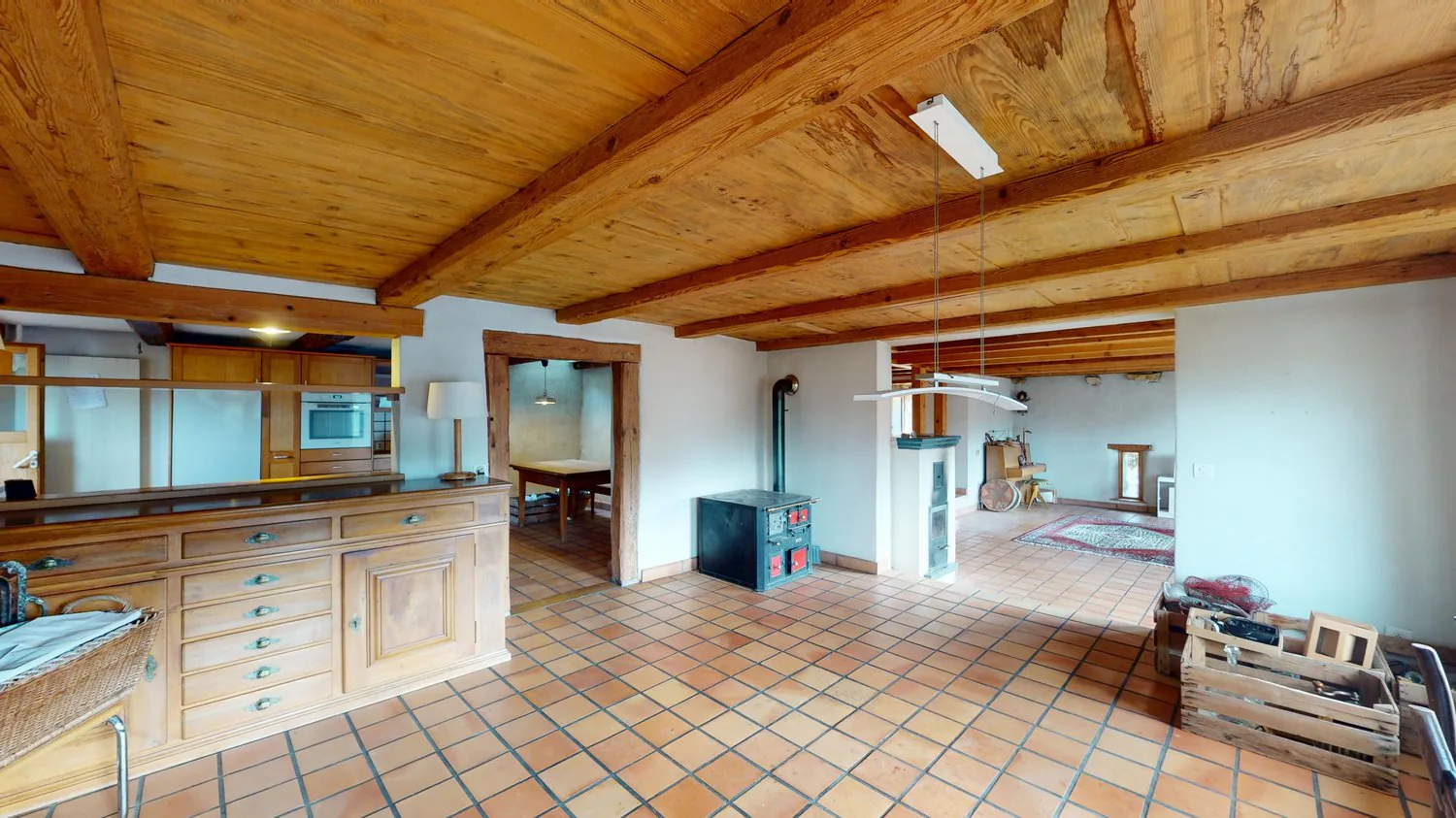Vita di villaggio con vista panoramica