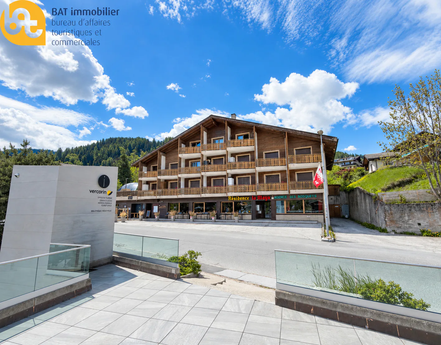 Vercorin - Zweitzimmerwohnung in einer Ferienresidenz, nahe den Pisten und dem Ortszentrum
