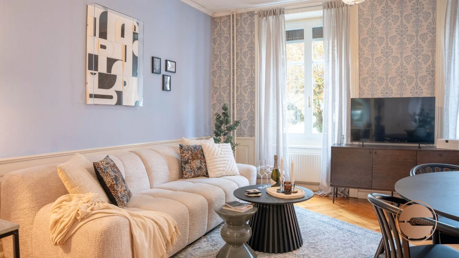 BELLE ÉPOQUE CHARM - 3.5-ROOM / 2-BEDROOM BOUTIQUE SERVICED APARTMENT