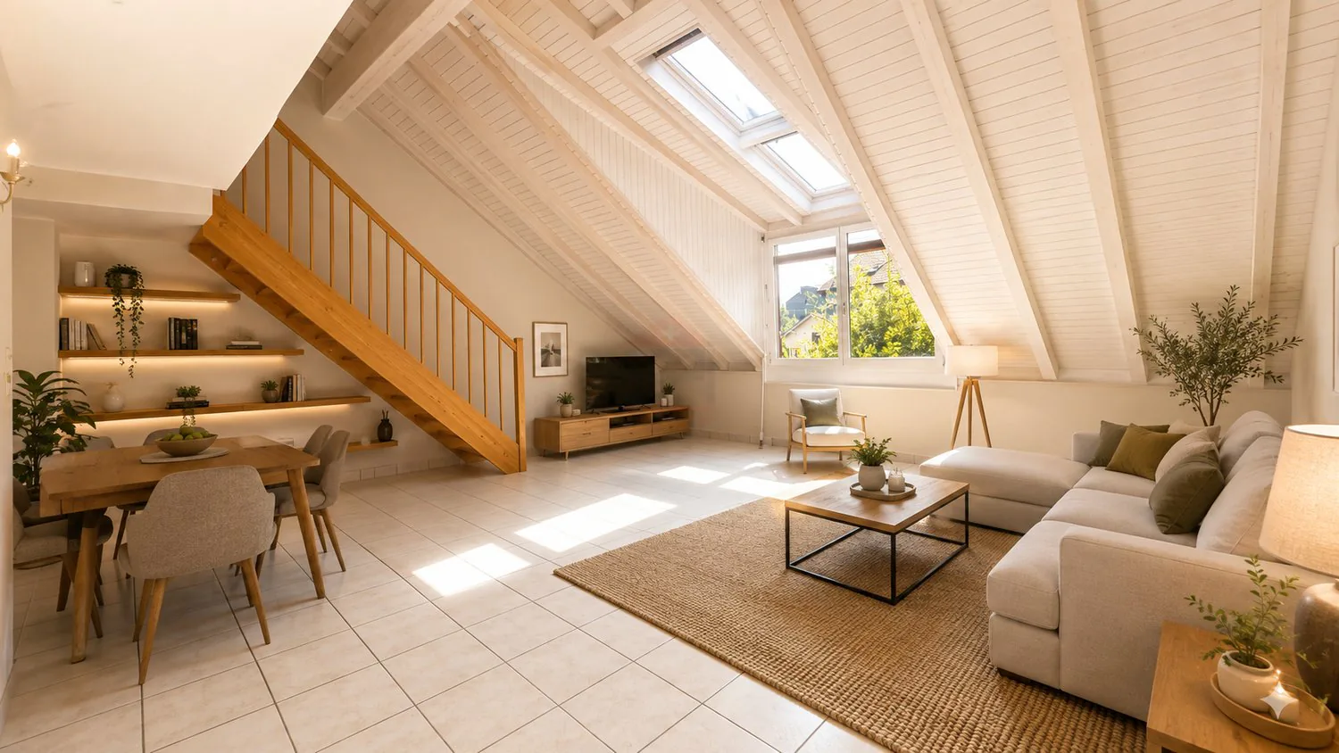 Selten in Plan-les-Ouates? Duplex mit 6 Zimmern und 133m² mit eigenem Garten