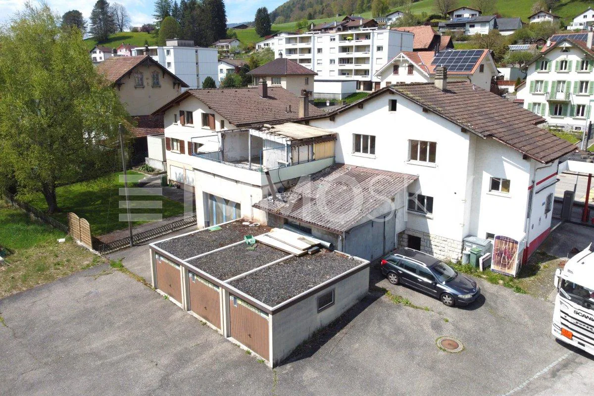 Oggetto di investimento attraente con riserva di terreno edificabile supplementare