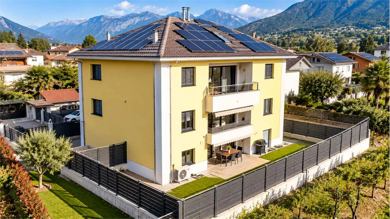Sementina - Wohnen und Investieren: Mehrfamilienhaus mit Komfort und Privatsphäre