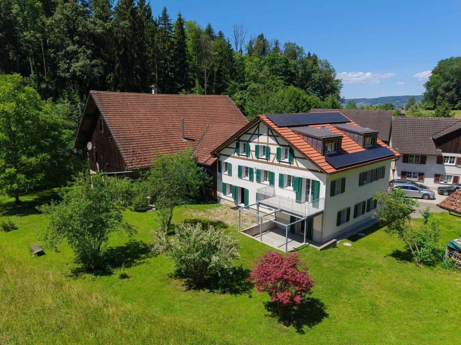 Modern countryside idyll for humans and animals