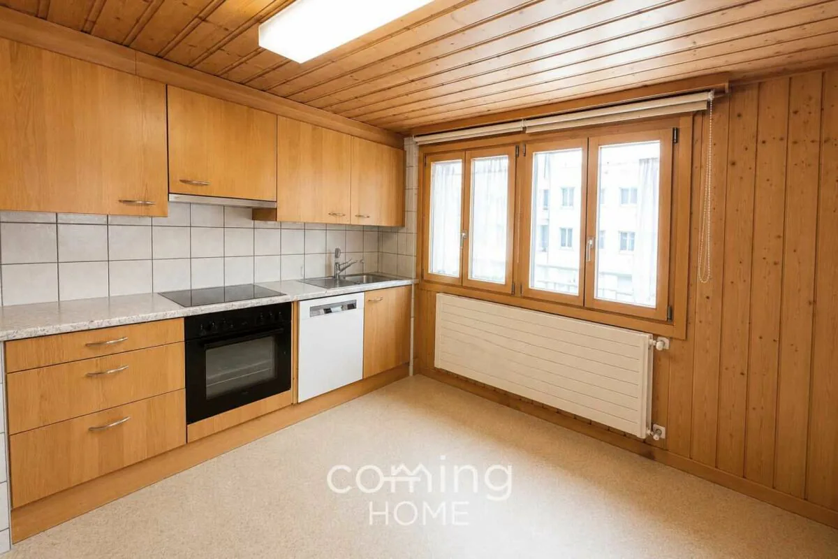 Charmant logement à la montagne : appartement ensoleillé de 4,5 pièces avec 2 balcons à Eischoll