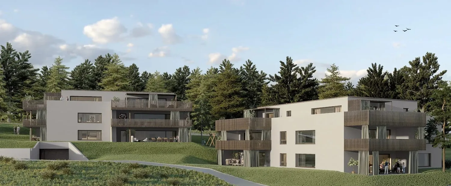 5.5 room new apartment on the ground floor with 44 m² terrace