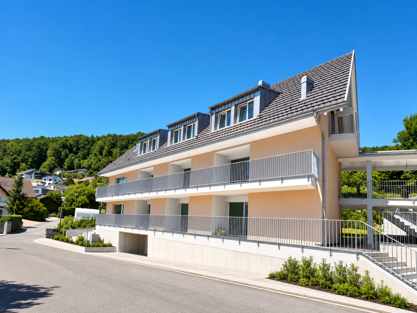 Erstvermietung 2 MFH Kirchweg 358 / 359 in Zullwil – Modern wohnen im Grünen