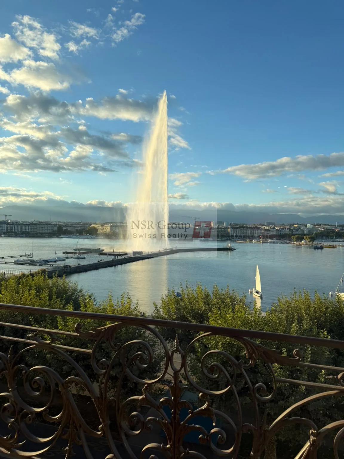 Luxuswohnung zur Miete von 135m² ? Außergewöhnlicher Blick auf den Jet d'Eau