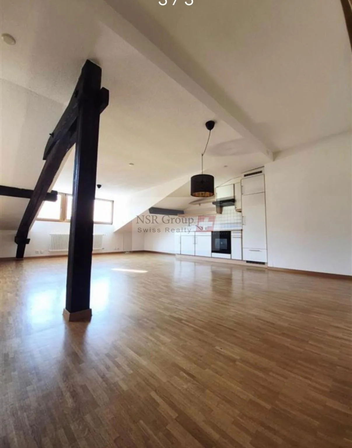 Übernahme eines Mietvertrags? Prächtige 3-Zimmer-Wohnung unter dem Dach, nur zwei Schritte vom Rhein entfernt? Genf Jonction