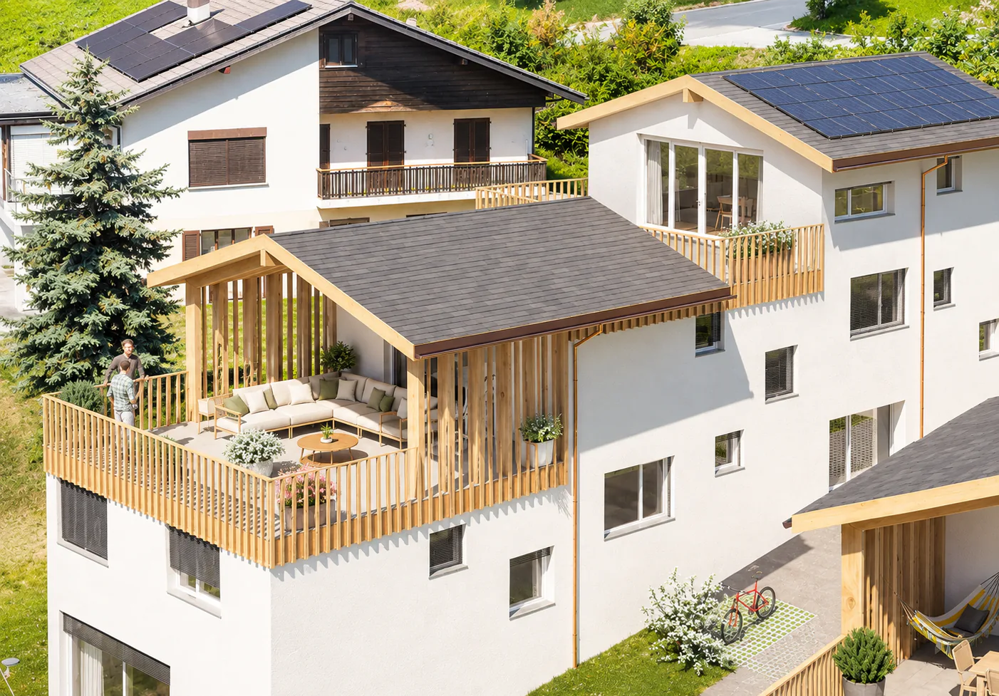 Villa familiale avec terrasse 4.5 pièces à Ayent