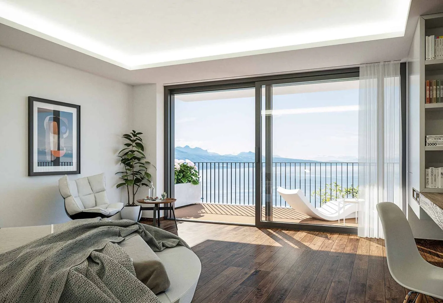 Appartement neuf de 3.5 pièces au 4ème étage avec balcon à vendre à Chexbres
