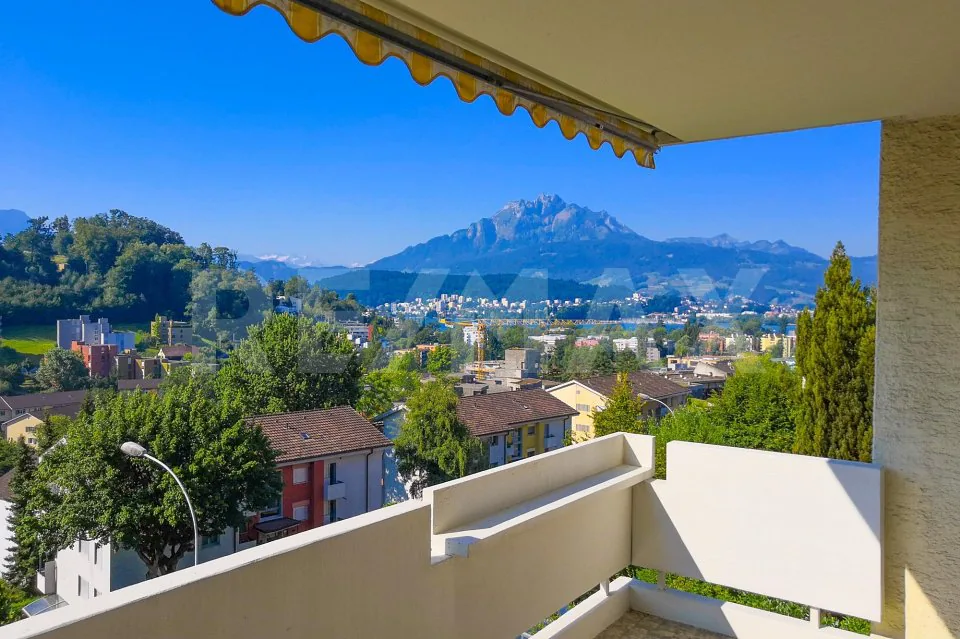 4.5-room apartment with lake and mountain view