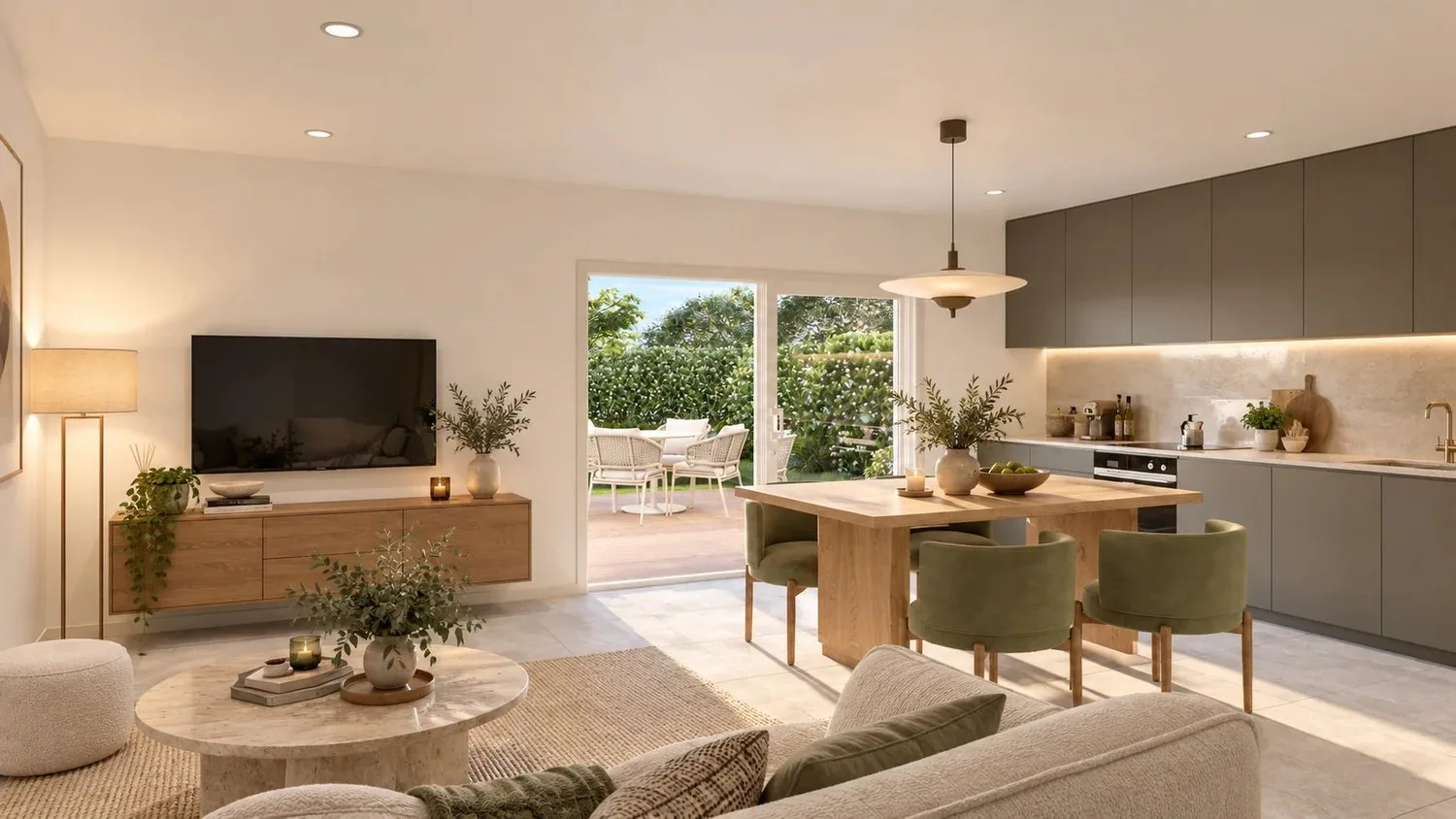 3.5 rooms - ground floor on plan in Gingins - Minergie - Delivery 2028