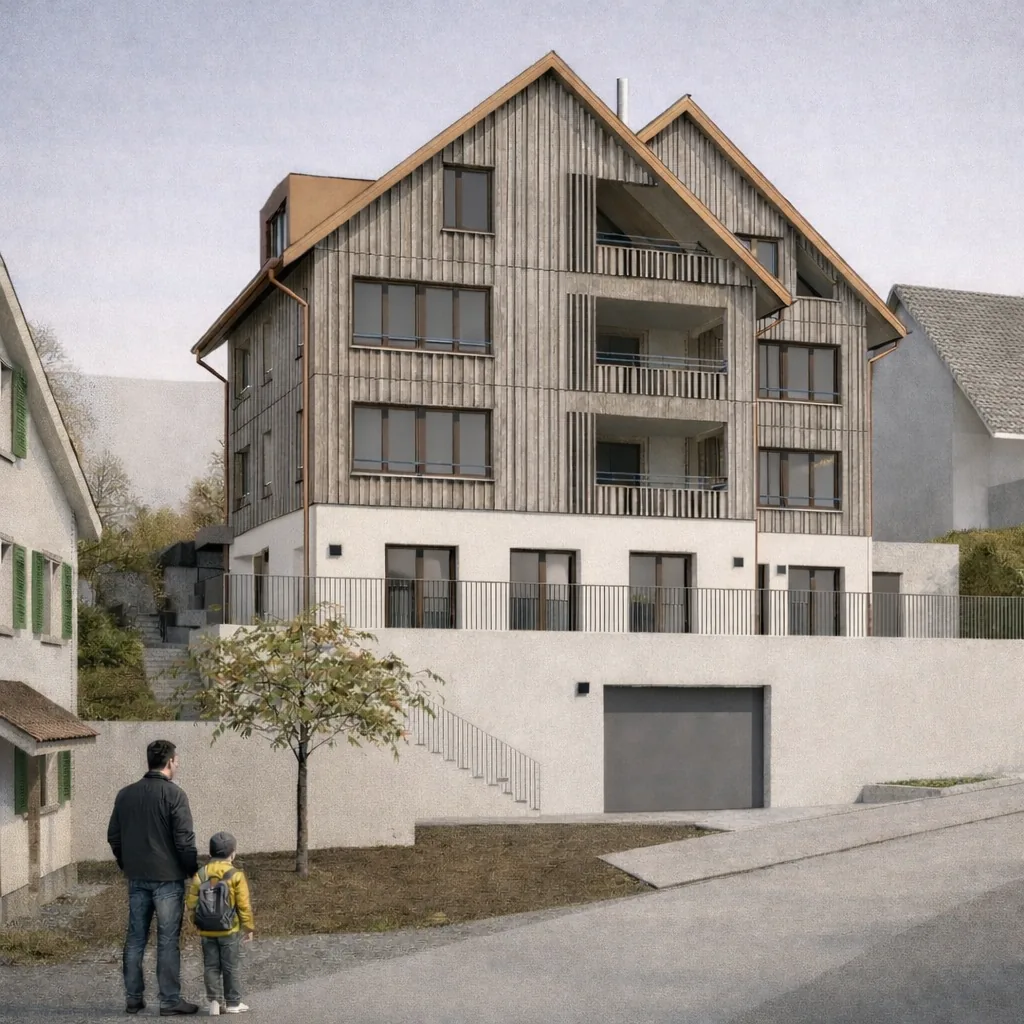 Erstvermietung: 4.5-Zimmer-Wohnung mit Loggia und eigenem Sitzplatz