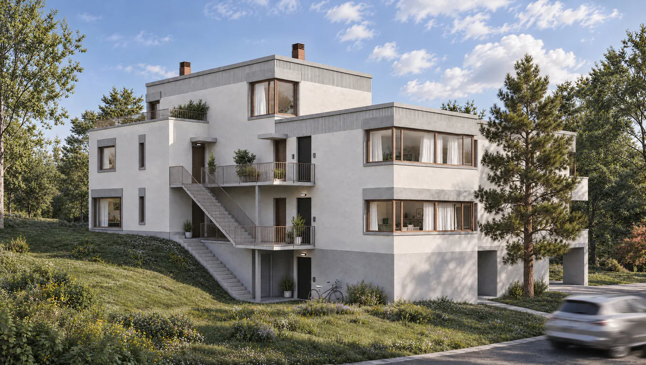 AUTHORIZATION IN FORCE - NEW PROMOTION OF 4 THPE APARTMENTS
