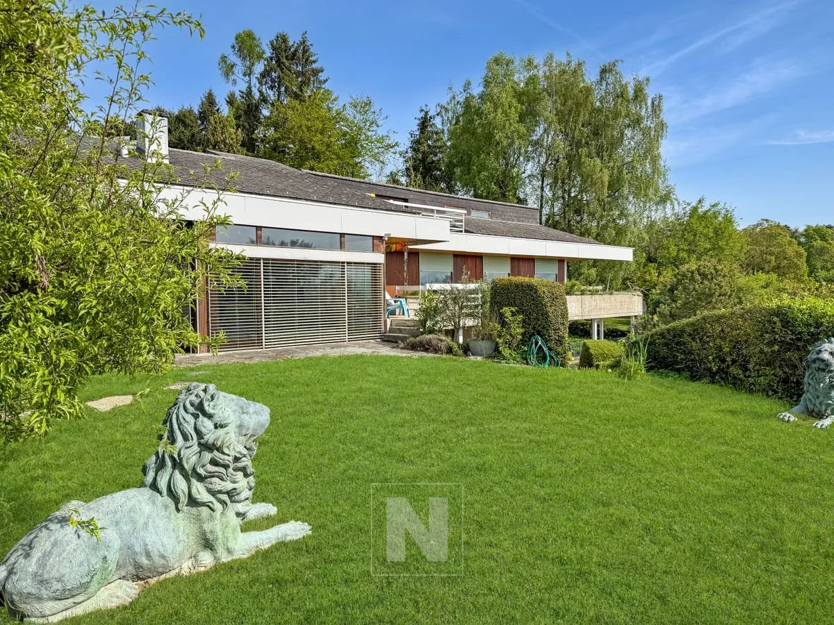 Detached house with panoramic view of the lake in Denens