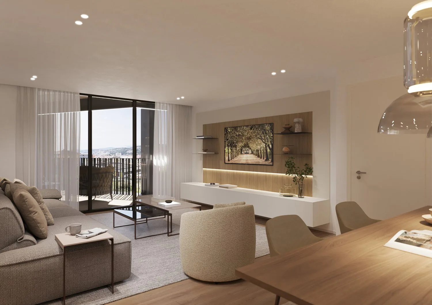 Penthouse 5.5 Rooms – Exclusive Penthouse with Panoramic Terrace | Residenza Oasis, Pregassona