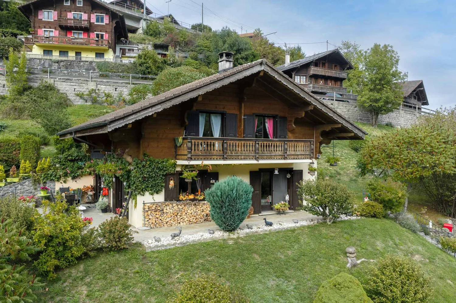 Charming chalet with panoramic views of the mountains