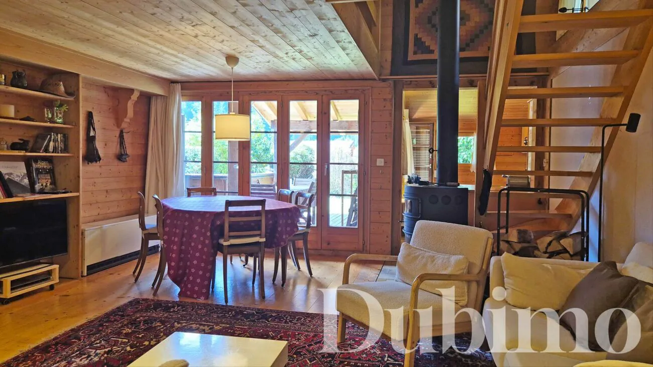 Emblematisches Chalet mit Blick auf die Dents du Midi in Champéry