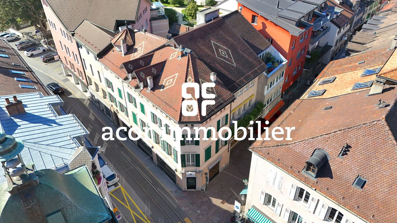 Maison de prestige avec commerce situation d'exception