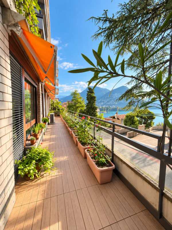 Splendido 3,5 in centro città con vista lago