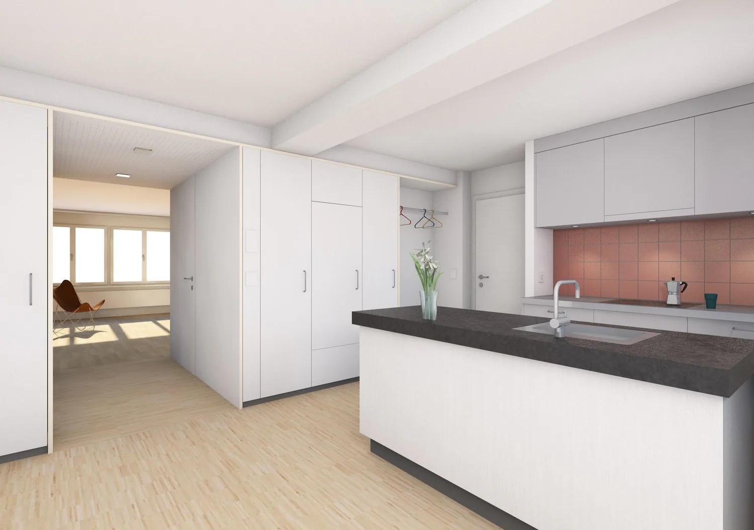 Renovated 2.5-room apartments in Zurich's district 3