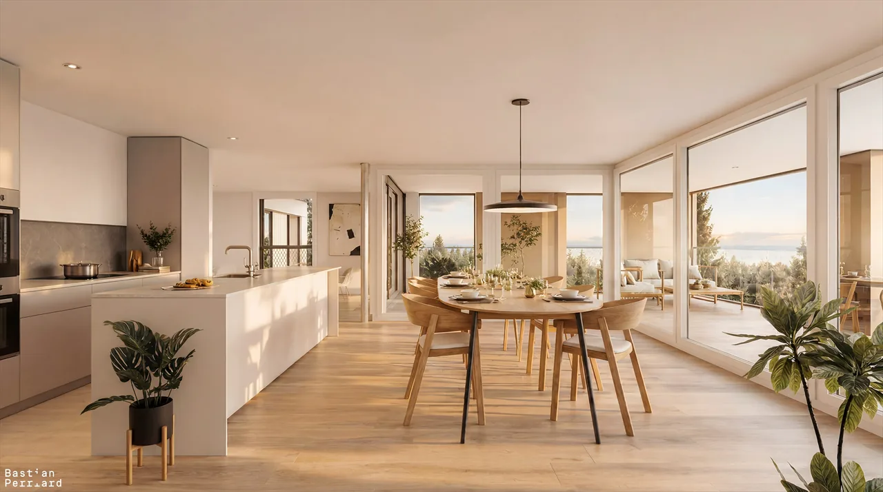 Sale of 6 apartments with 4.5 and 5.5 rooms in Corminboeuf
